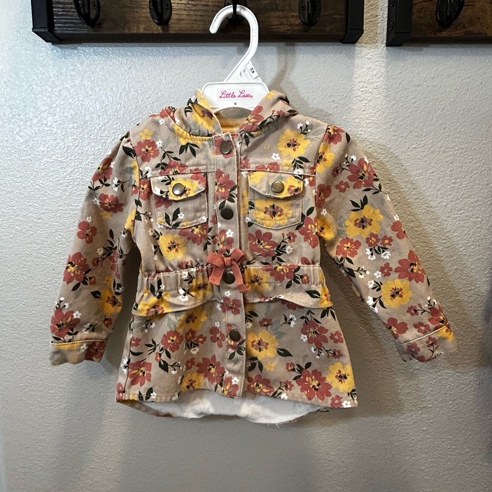 OshKosh B'gosh Floral Hooded Jacket